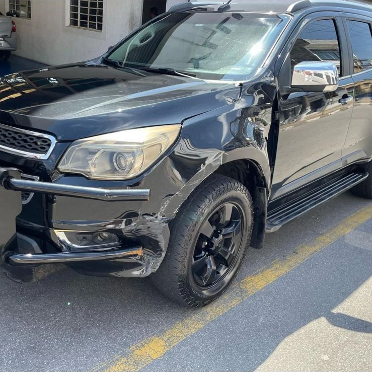 Antes — Chevrolet Blazer — Funilaria e Polimento